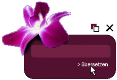 Beispiel Gadget Orchidee