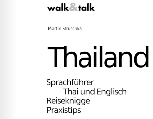 Walk&Talk Thailand und Thai Sprachführer